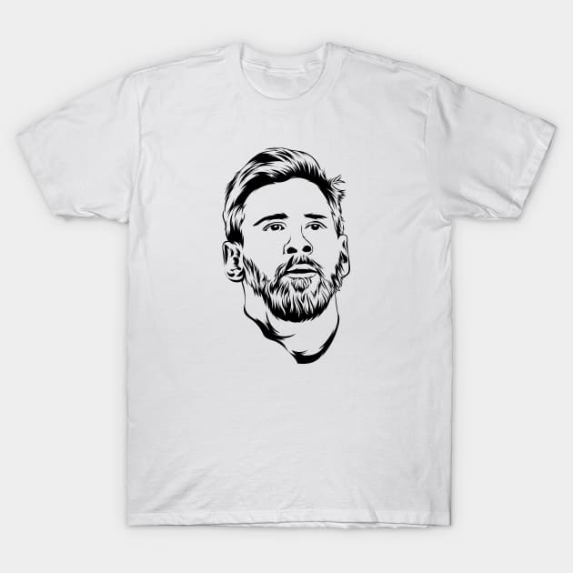 Lionel Messi T-Shirt by Ginstore